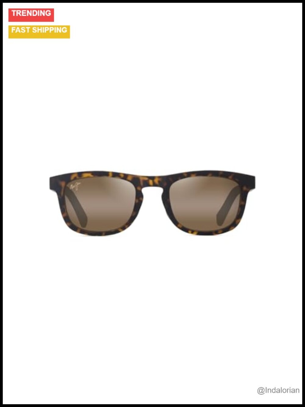Maui Jim Aliali Polarized Square Sunglasses Large Fit